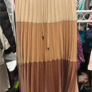 Elegant Pleated Ombre Skirt